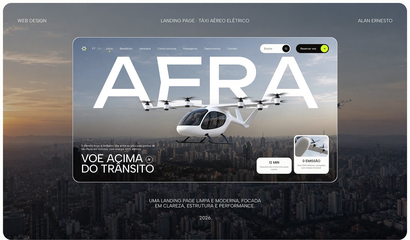 Mockup AERA - TÁXI AÉREO ELÉTRICO