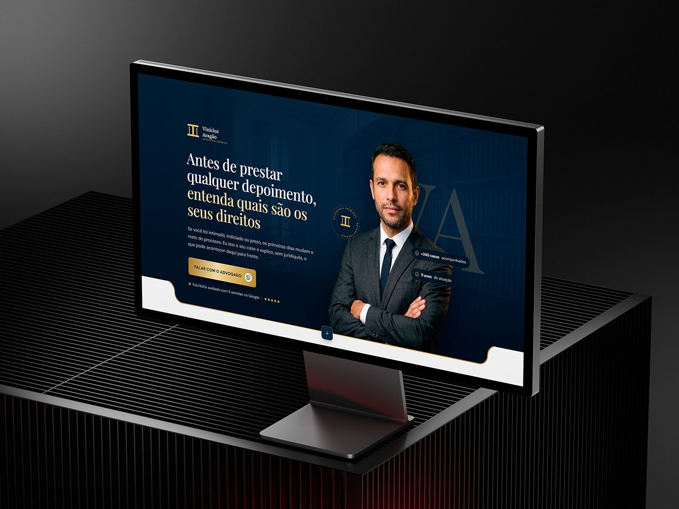 Mockup VINÍCIUS ARAGÃO - ADVOCACIA CRIMINAL
