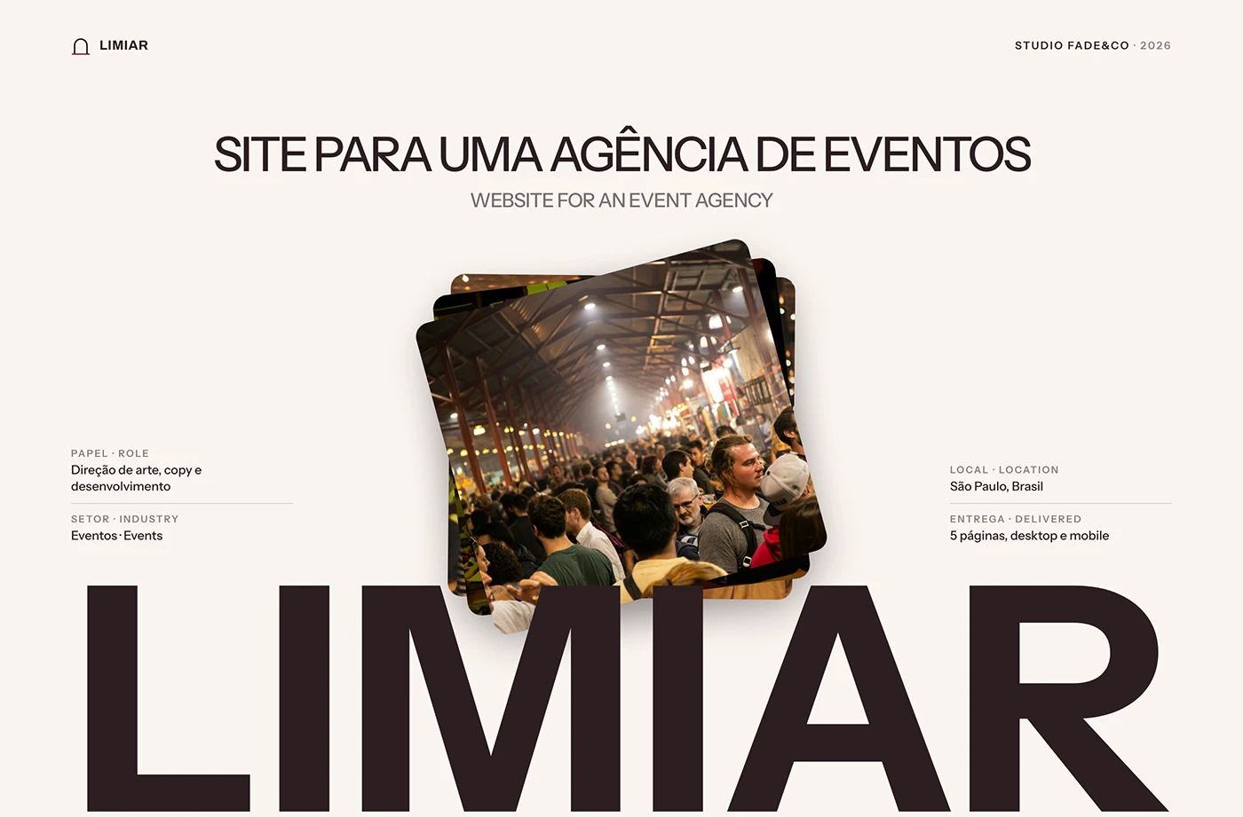 Mockup LIMIAR - AGÊNCIA DE EVENTOS