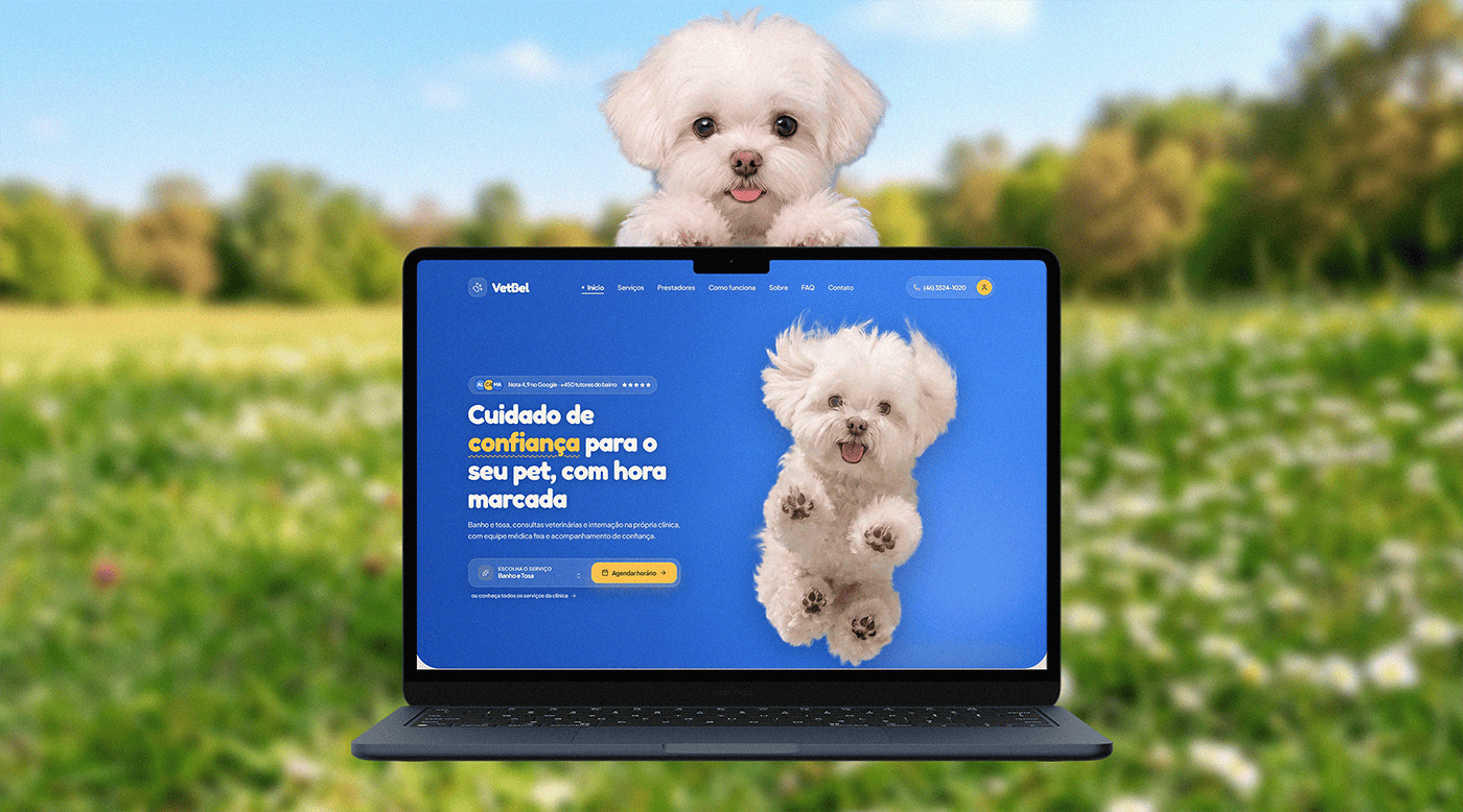 Mockup VETBEL PET CARE
